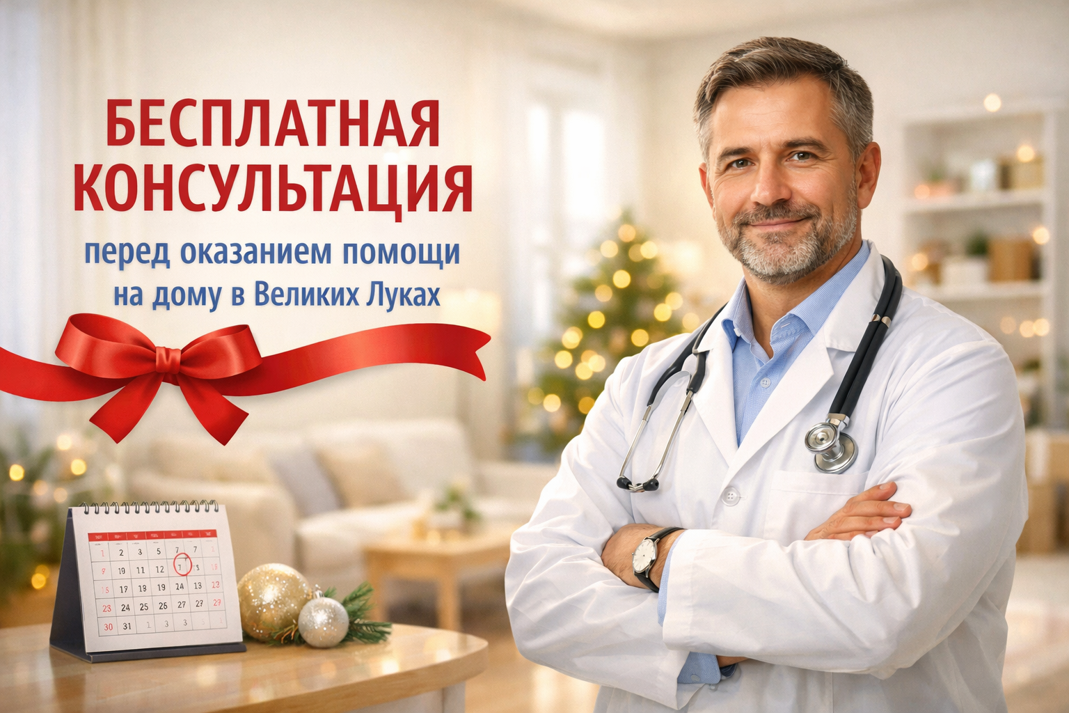 Бесплатная консультация перед оказанием помощи на дому в Великих Луках